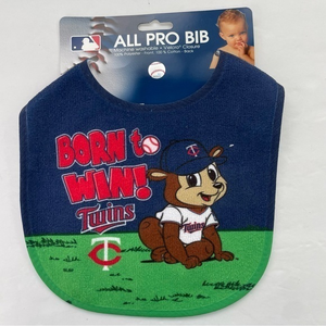 Born to Win MN Twins Baby Bib